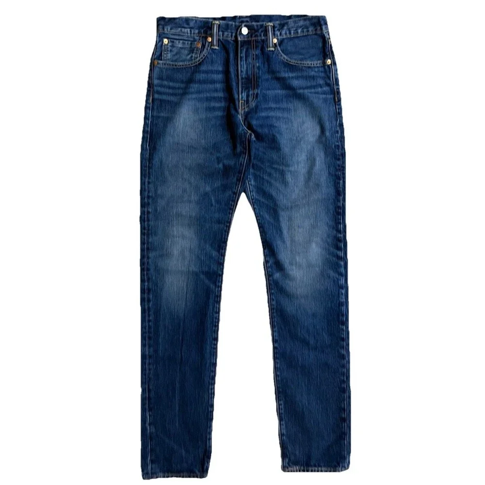 Levi’s 512 Mens 32x32 Slim Taper Jeans Blue Denim Stretch Red Tab 5 Pocket Pants